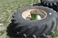 18.4x26 Tire & Rim, Loc: OK Tire Lot, East