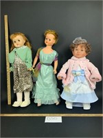 Lot of 3 Large Dolls - See Description