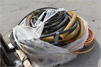 Pallet of Misc. Cables & Hose, Loc: *C.  Erza