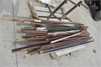 Pallet of T-Posts, Post Hole Digger, Loc: *C
