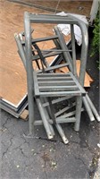 Aluminum ladder stand