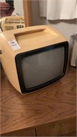 Vintage black and white 9 inch TV