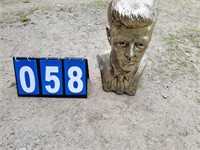 John F Kennedy ceramic bust