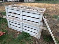 Wooden pig or calf crate