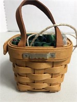 1997 Longaberger Chives Booking Basket