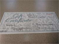 Fritz's Wooden Nickle $35 Gift Card