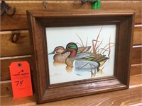 framed duck print Gregory Messier