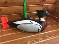 Dave Frier red breasted merganser, signed