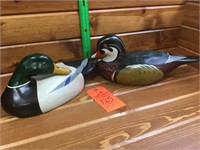 Dave Frier mallard and woody signed