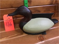 Ducks Unlimited iron canvasback boot scraper
