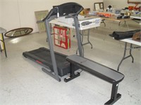 WESLO TREADMILL AND WORK BENCH