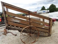 Steel Wheel Live Stock Loading Chute