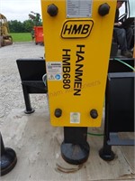 Hanmen HMB680 Skid Steer Post Driver