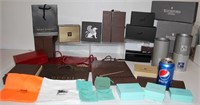Empty Designer Boxes - Tiffany, Waterford, Vuitton