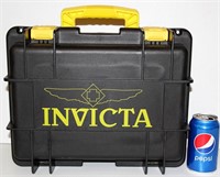 Invicta Black 8 Slot Waterproof Black Box Case