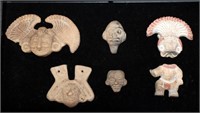 Pre-Columbian Terracotta Looking Figures