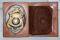 1961 Beverly Hills Retired Police Badge w Case