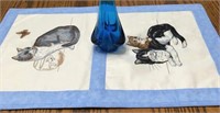 Cute Kittens Hanging Quilt or Table Runner Measure