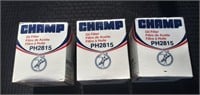 3X Champ Oil Filters #PH2815