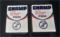 2X Champ Oil Filter#P3244