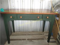 Wood Single Drawer Contemporary Library Table