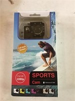 Sports cam waterproof camera new in box