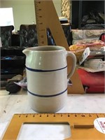 Unmarked pottery pitcher