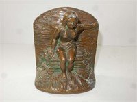 Art Deco Cast Lady Doorstop (5in Wide)