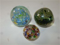 Blown Glass Paper Weights (3) (Kingston)