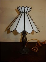 Stained Lead Glass Lamp, Electric