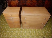 3 Drawer Dresser and End Table
