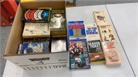 Box of assorted  books on various sports
