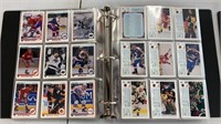 Two binders of Upper Deck hockey cards  1990-