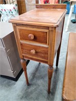 Two Drawer Side Table