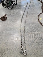 2 - 9' Chains w/one hook