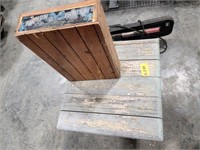 Wood Table, Wood Box
