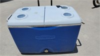 Blue Rubbermaid Cooler