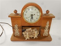 United Fireplace Mantle Clock Model #419