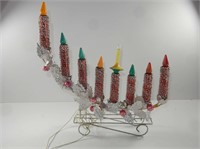 Vintage Christmas Electric Candle Display
