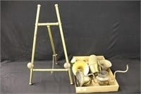 Brass Easel, Lamp Parts