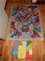 Quilted Pillowcase and Baby Quilt