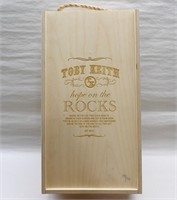 Toby Keith Hope on the Rocks Wood Box