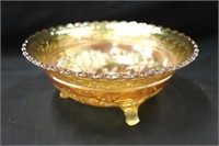 Footed Carnival Bowl