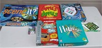 Group lot of 6 Assorted Board Games - GB