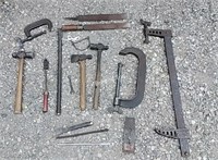 Vintage Hammers, Files, Clamps & More -GB