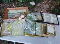 Assorted Picture frames & Painting-S2