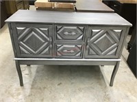Grey entry table MSRP 199 has some damage