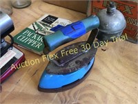 steam iron with handle