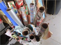 Assorted Rolls Of Wrapping Paper