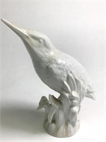 Ceramic Kingfisher Bird Figurine